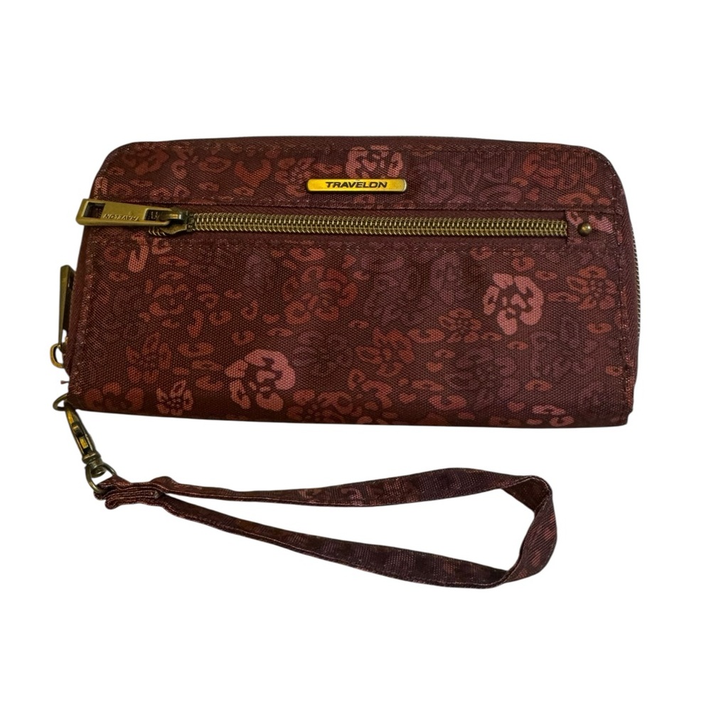 Travelon RFID Floral Wristlet Wallet‎